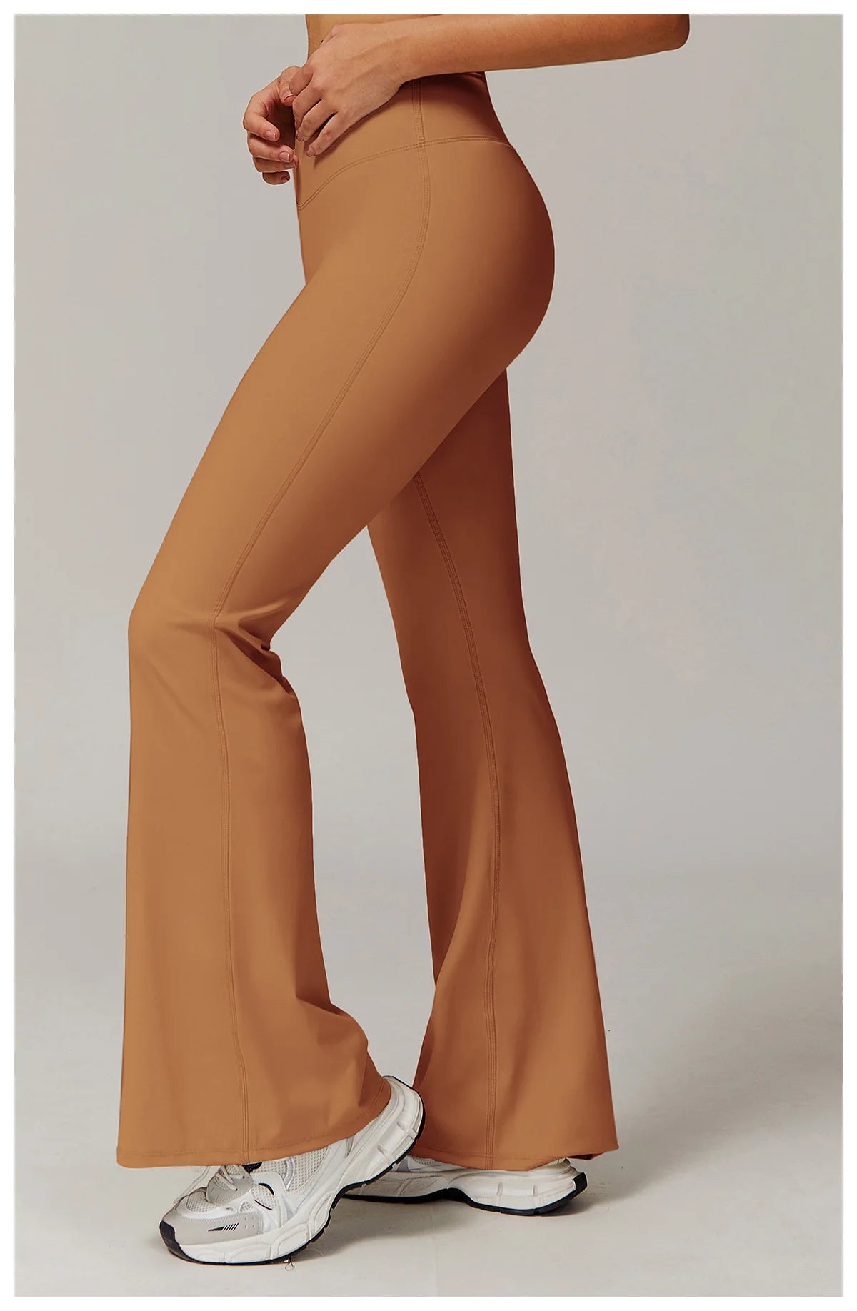 High Waist Wide Leg Pants Leggings Women Tights Fitness Bell-bottoms Yoga Elastic Leggings Push Up Gym Workout Flared Pants