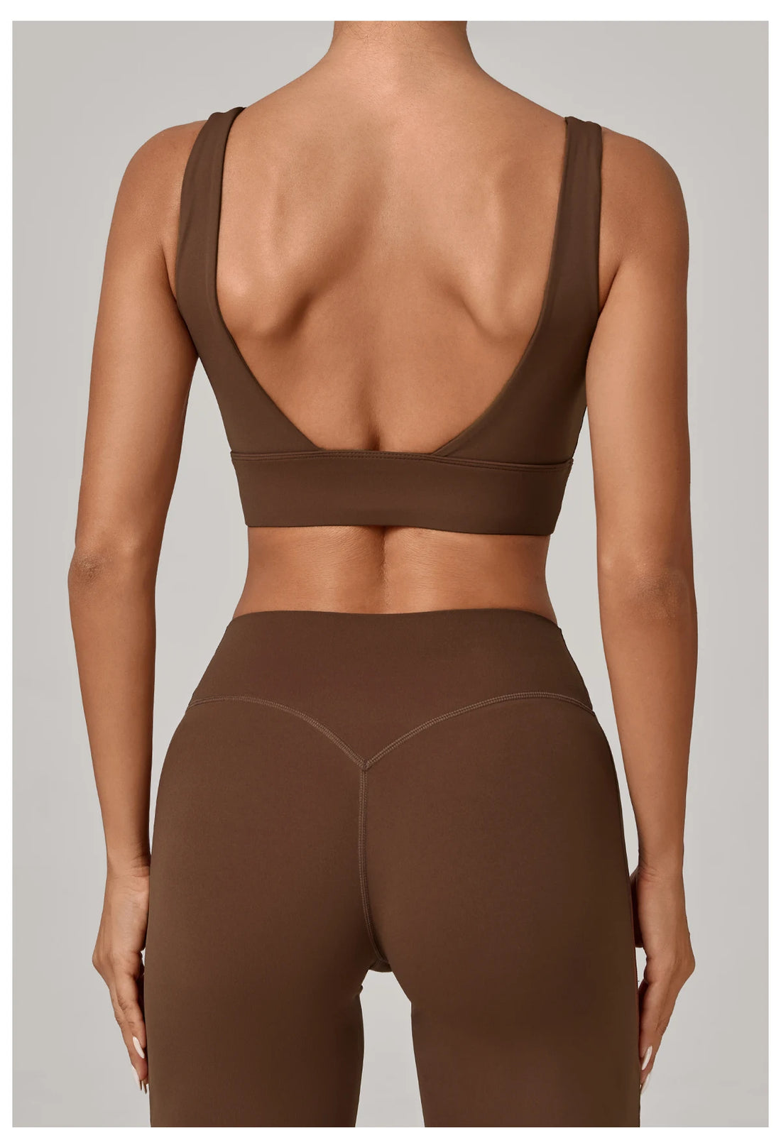 U-Back Support Crop Bra