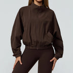 Women's Quick Dry Windproof Sport Jacket - Yoga & Running Essential