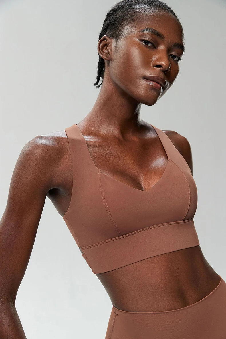 Lattice Back Support Bra