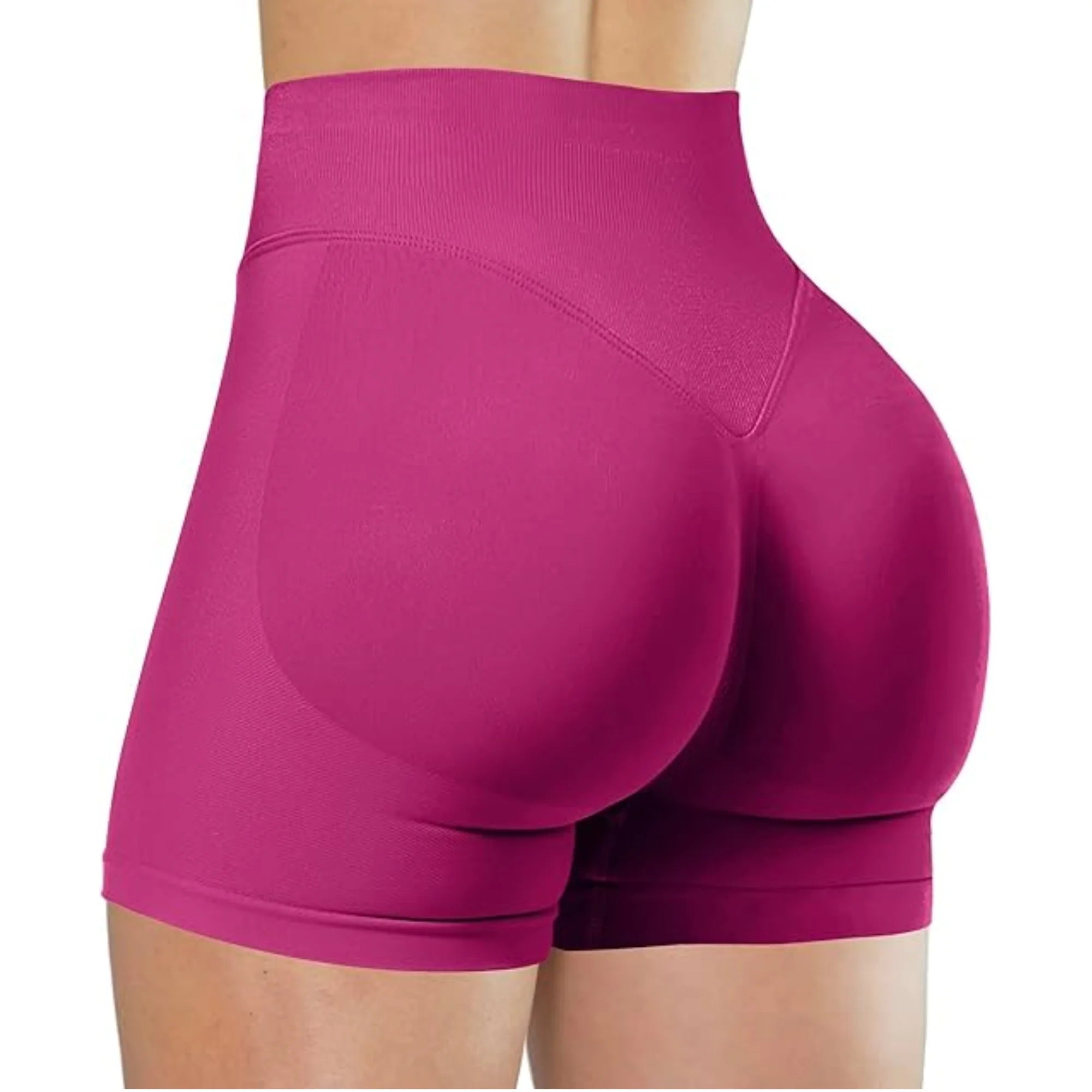 High Waisted Yoga Shorts - Stylish & Comfortable