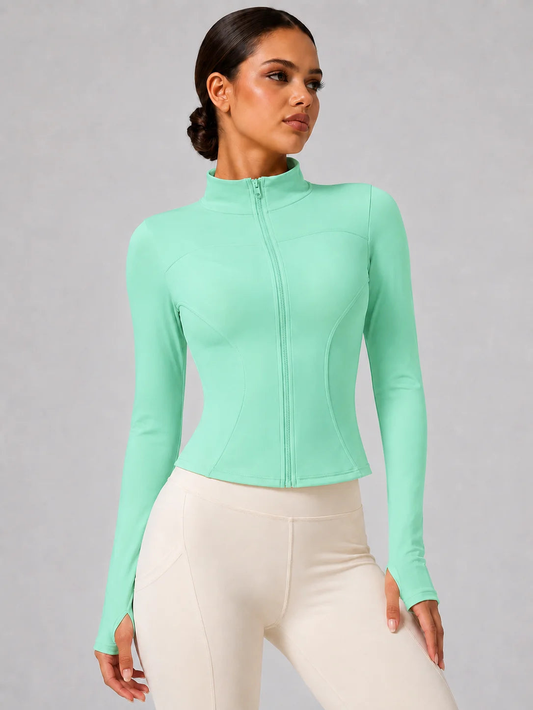 Full-Zip Thumbhole Jacket