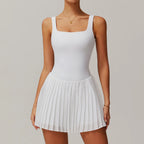 Women's Sport One Piece Yoga Skirt with Pocket