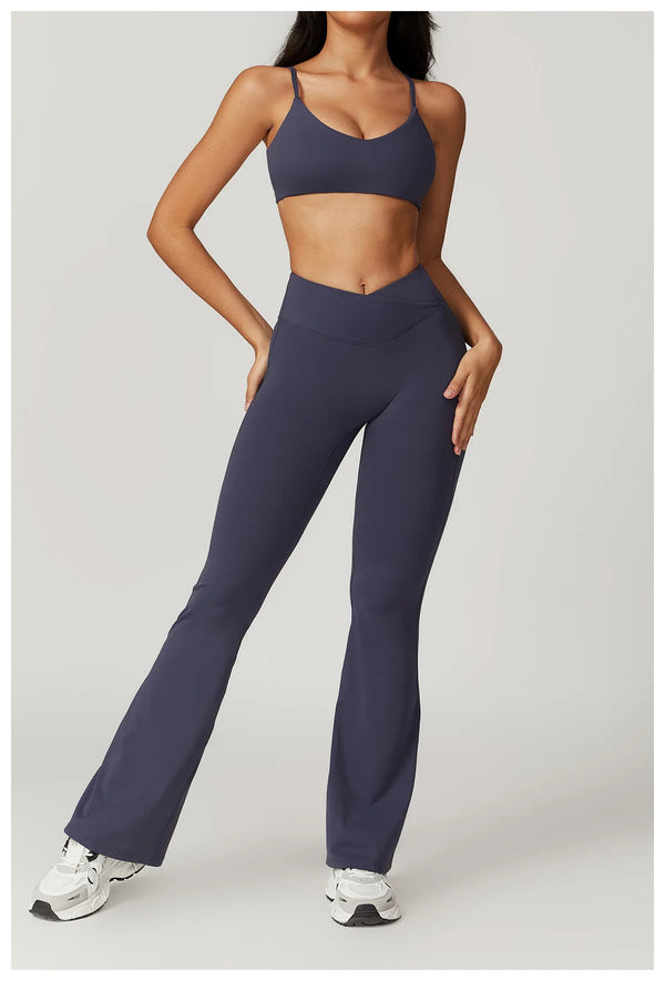Crop Top & Flare Set
