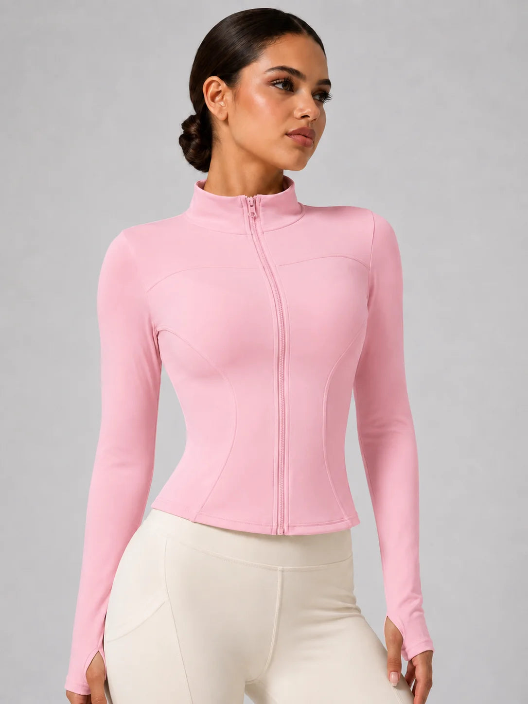 Full-Zip Thumbhole Jacket