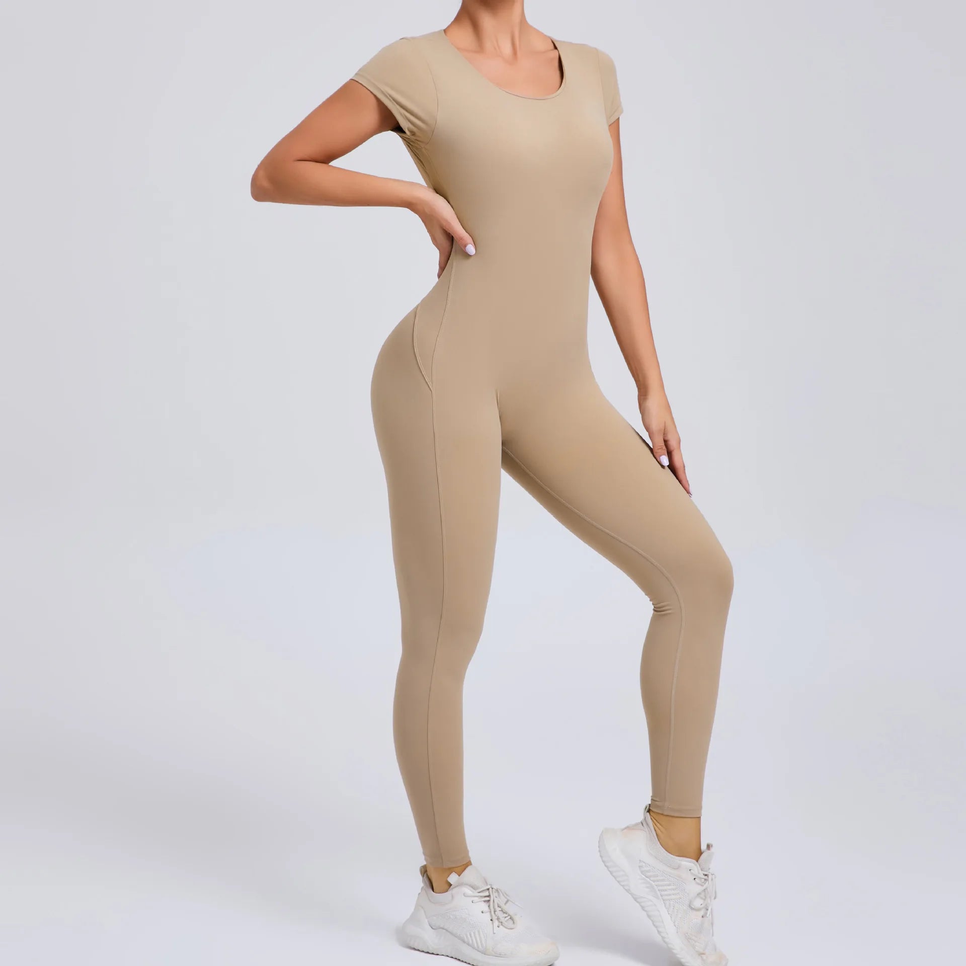 Yoga Set Sexy Backless One-piece Suit Female Rompers Quick Dry Yoga Clothing Workout Bodysuits Flared Sports Jumpsuit Women