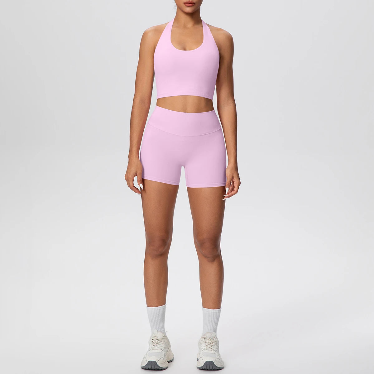 Halter Bra & Lift Shorts Set