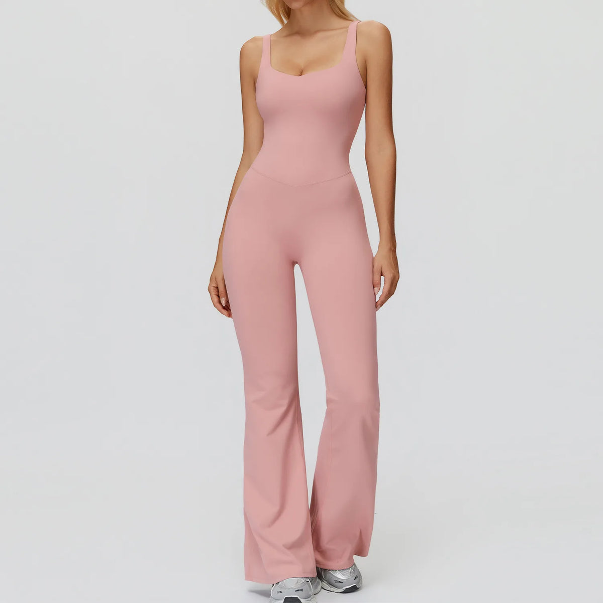 Cross Back Wide Leg Jumpsuit