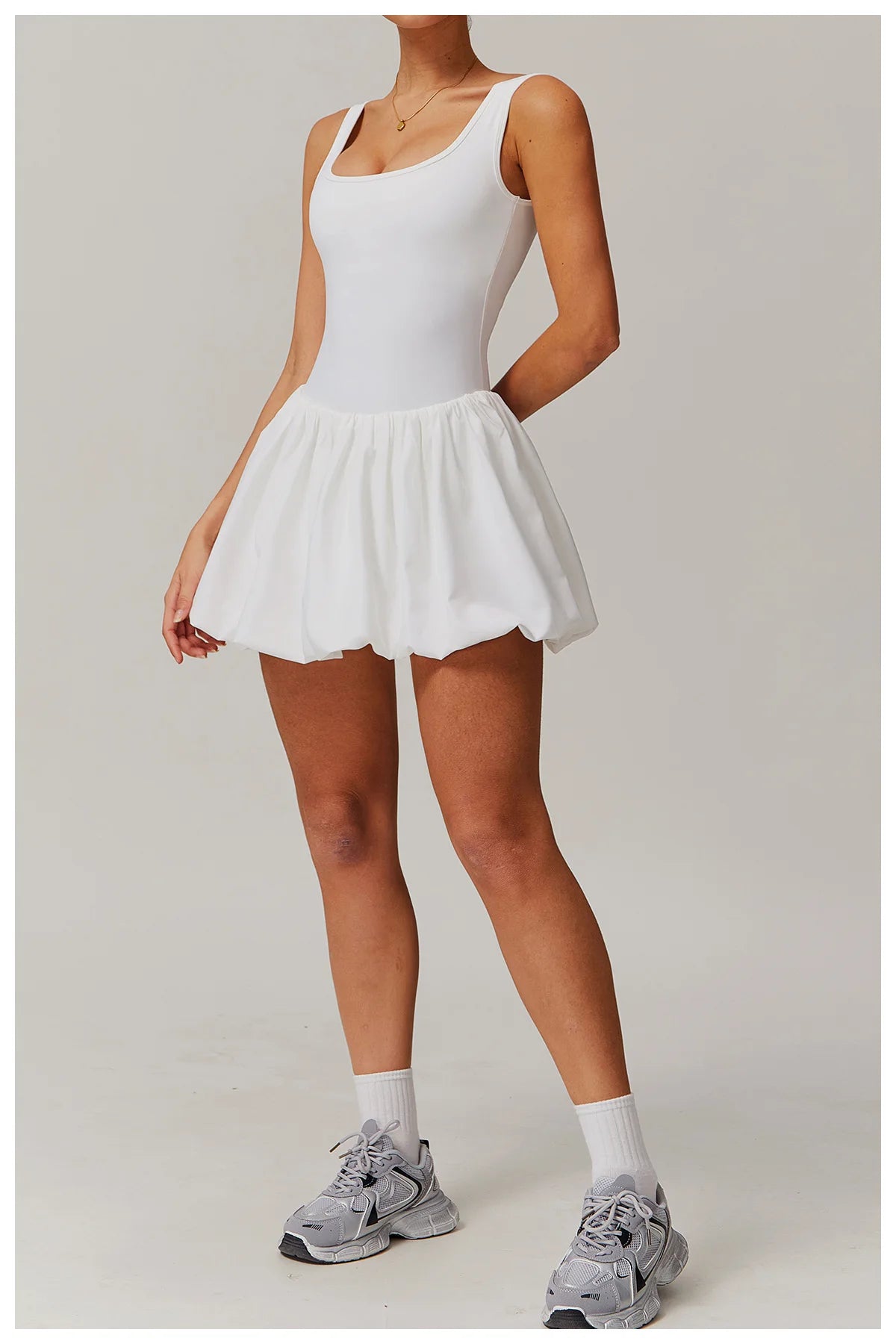 Skirted Romper Dress