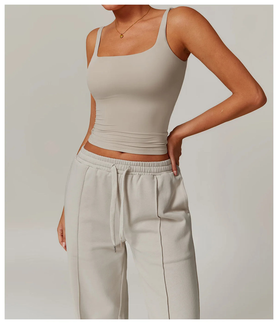Square Neck Longline Tank