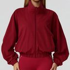 Women's Quick Dry Windproof Sport Jacket - Yoga & Running Essential