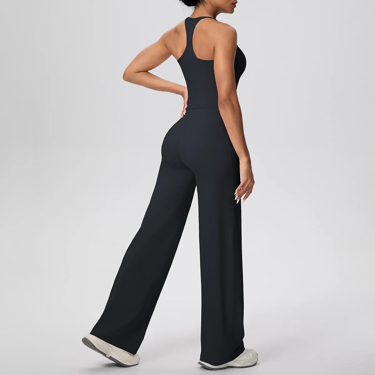 Racerback Wide Leg Jumpsuit