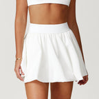 Chic Women's High Waisted Tennis Skirt with Pockets
