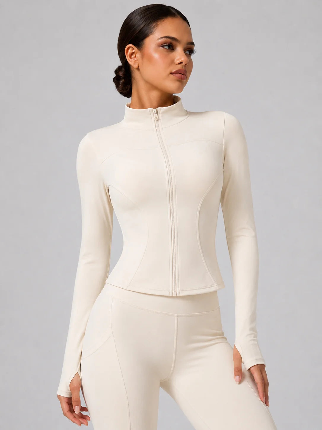 Full-Zip Thumbhole Jacket