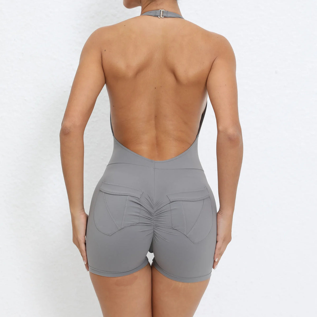 Halter Pocket Romper