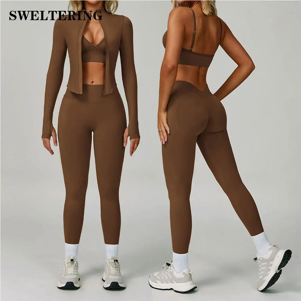 Jacket, Bra & Leggings Set