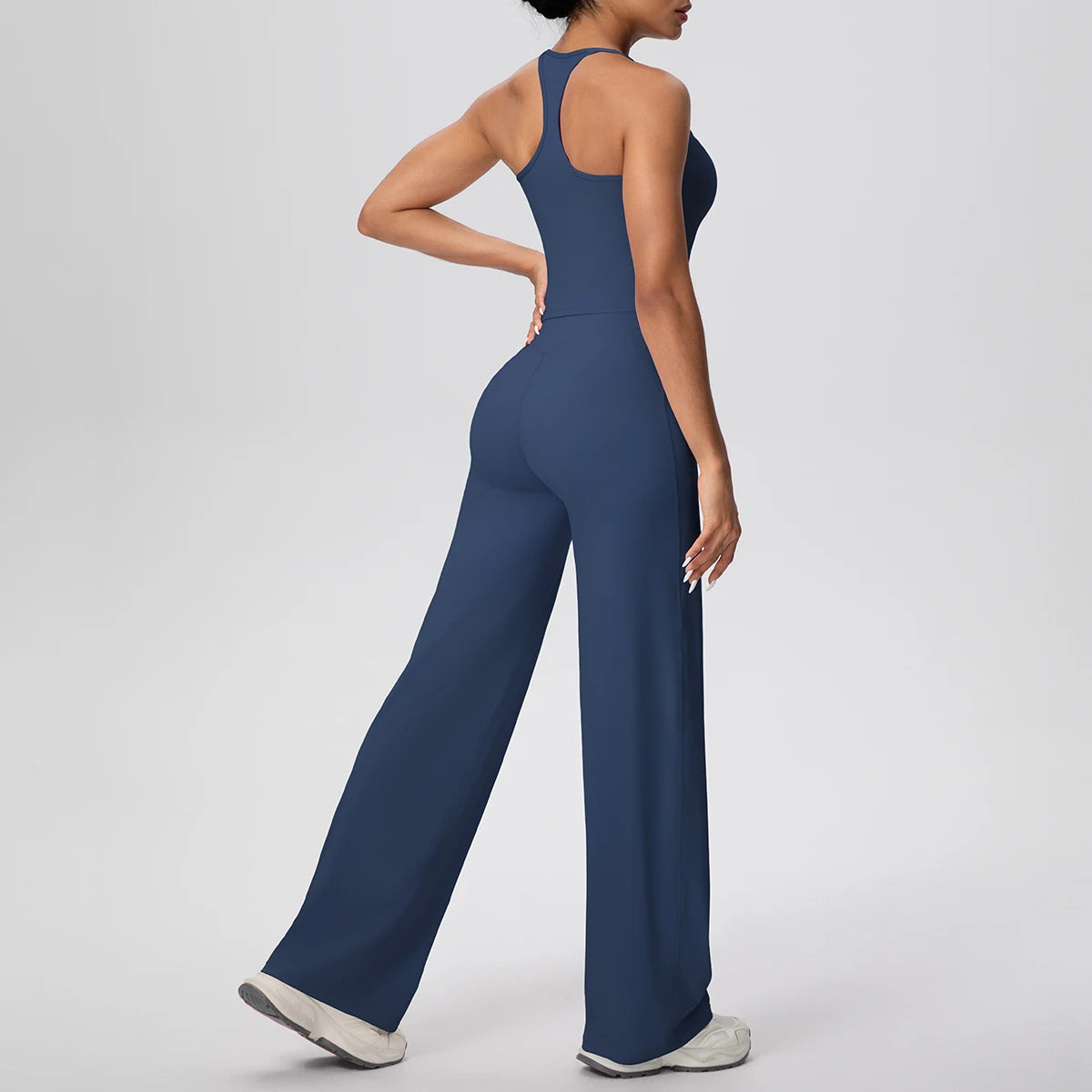 Racerback Wide Leg Jumpsuit