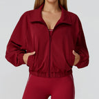 Women's Quick Dry Windproof Sport Jacket - Yoga & Running Essential