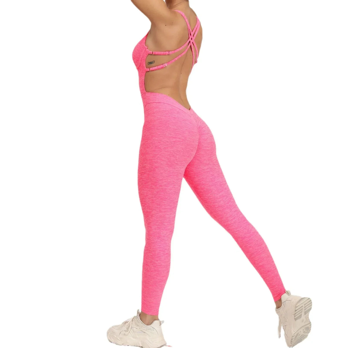 Cross Back Sculpt Jumpsuit