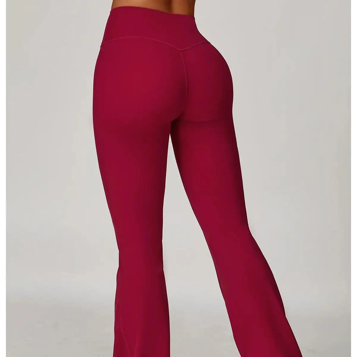 High Waist Flare Leggings - Hip Lifting Yoga Pants
