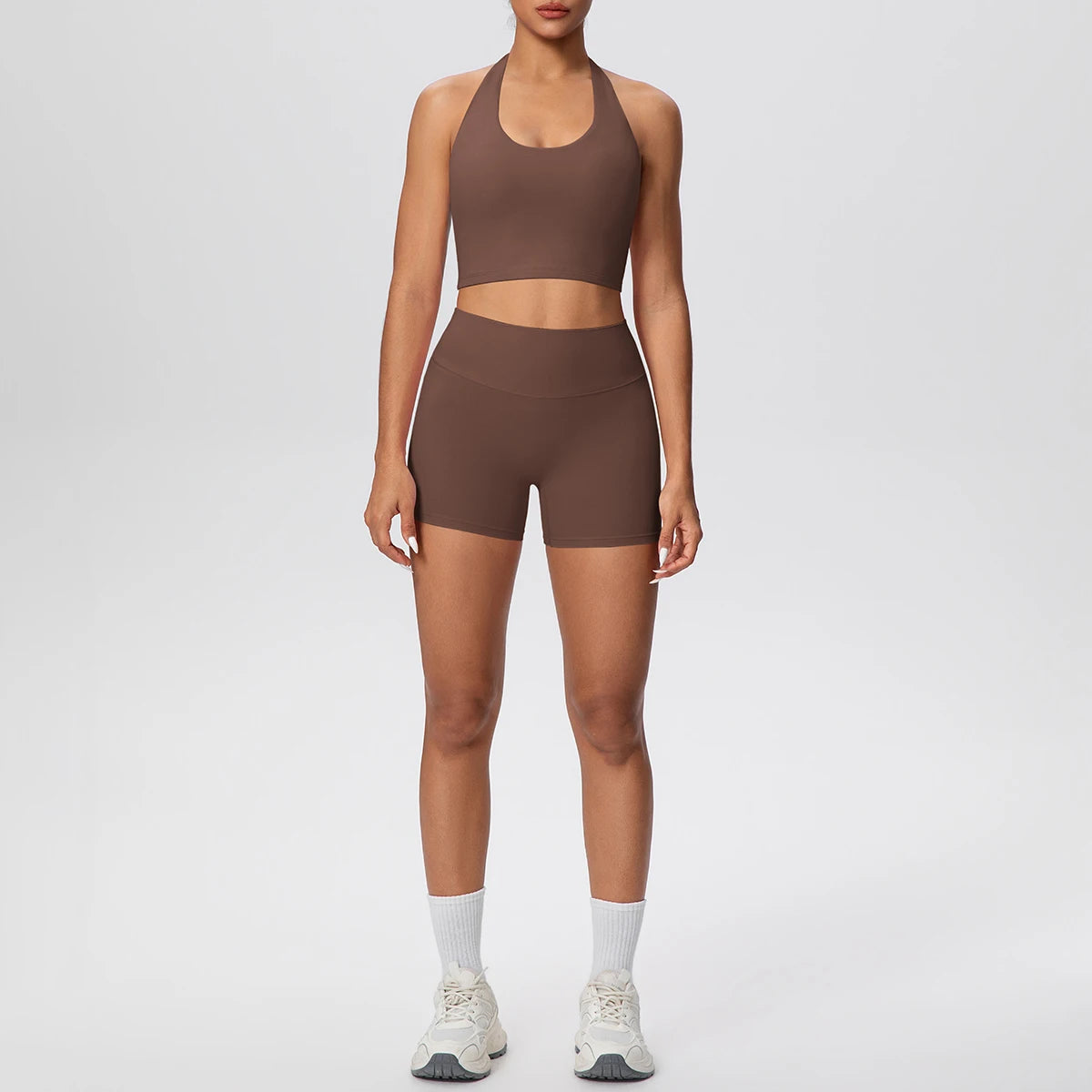 Halter Bra & Lift Shorts Set