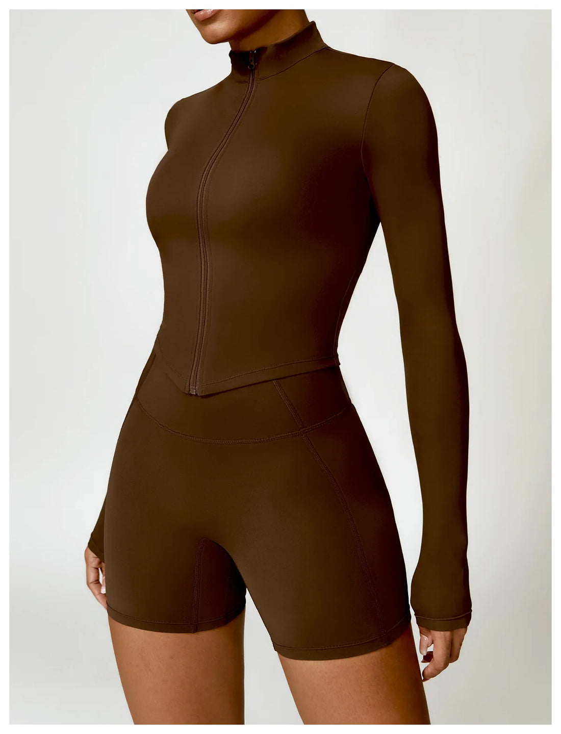 Fitted Zip Training Jacket