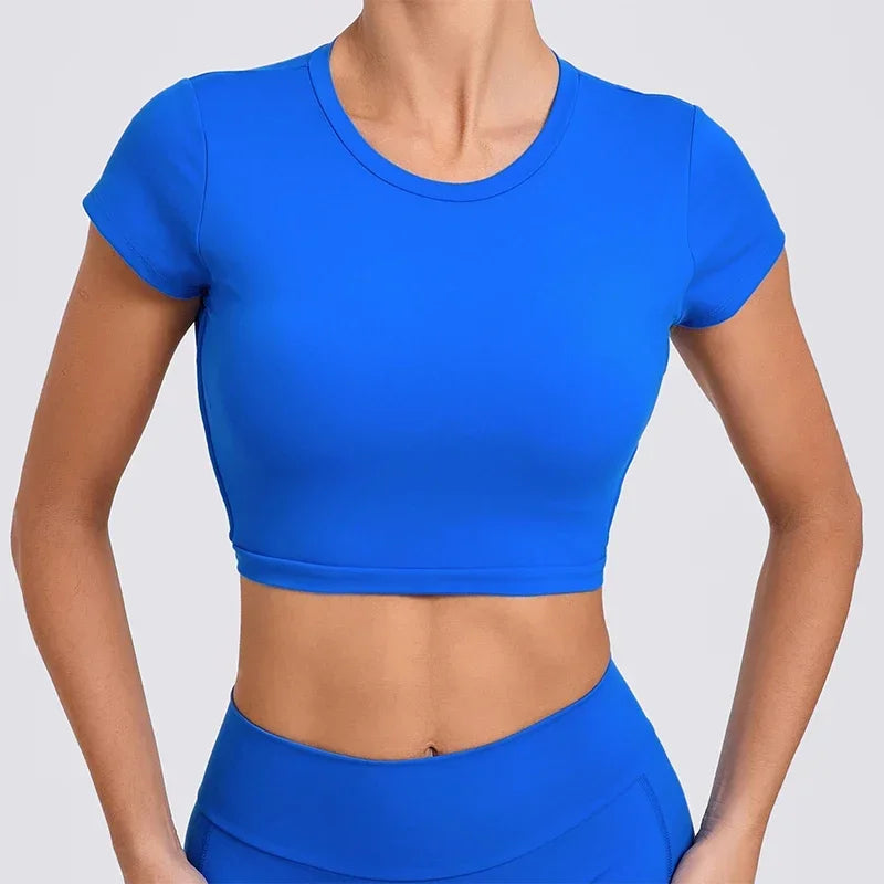 Open Back Seamless Tee