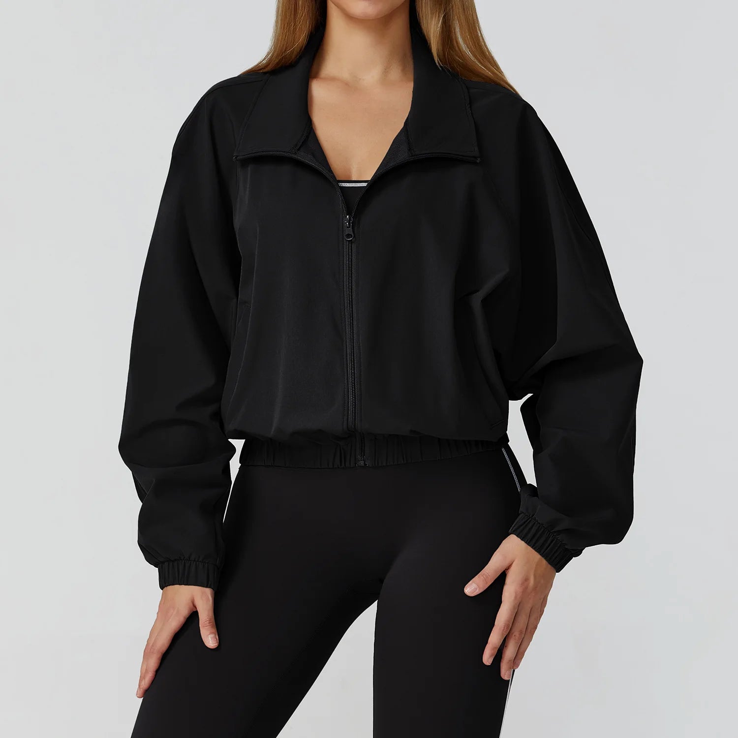 Women's Quick Dry Windproof Sport Jacket - Yoga & Running Essential