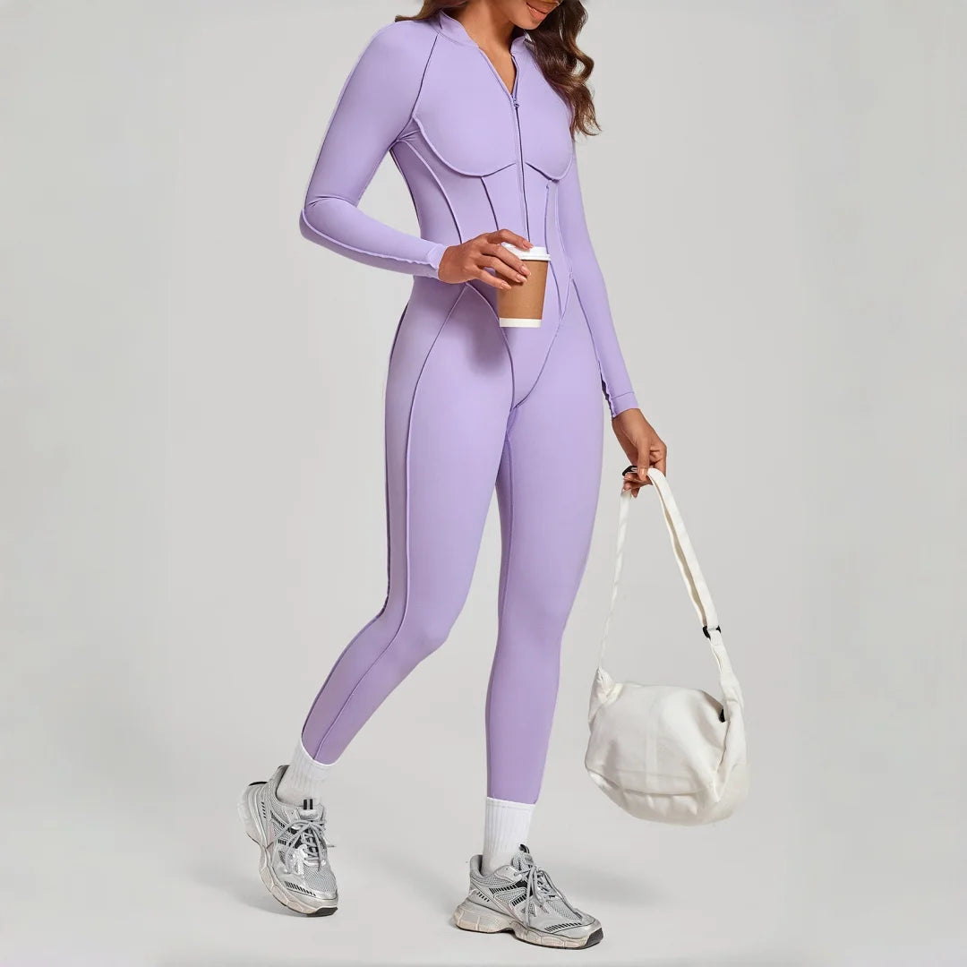 Backless Zip Jumpsuit