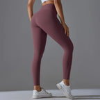 Women's High Waisted, Tight Fitting, Sexy Peach Hip Lifting Yoga Pants, Gym Exercise, Running, Pilates, Leggings Yoga Pants