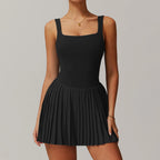 Women's Sport One Piece Yoga Skirt with Pocket