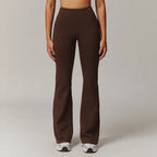 High Waist Wide Leg Pants Leggings Women Tights Fitness Bell-bottoms Yoga Elastic Leggings Push Up Gym Workout Flared Pants