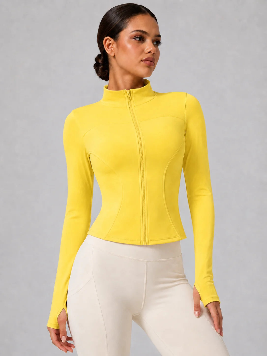 Full-Zip Thumbhole Jacket
