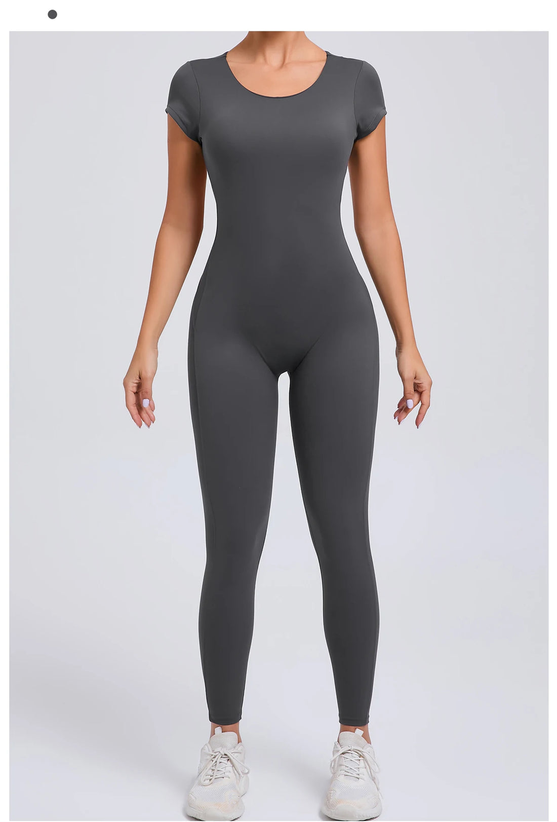 Padded Backless Sleeveless Jumpsuit