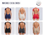 Sporty Jumpsuit Sport Outfit for Woman Sportswear Padding Sports Overalls 2025 Gym Set Women Suit for Fitness Yoga Clothes