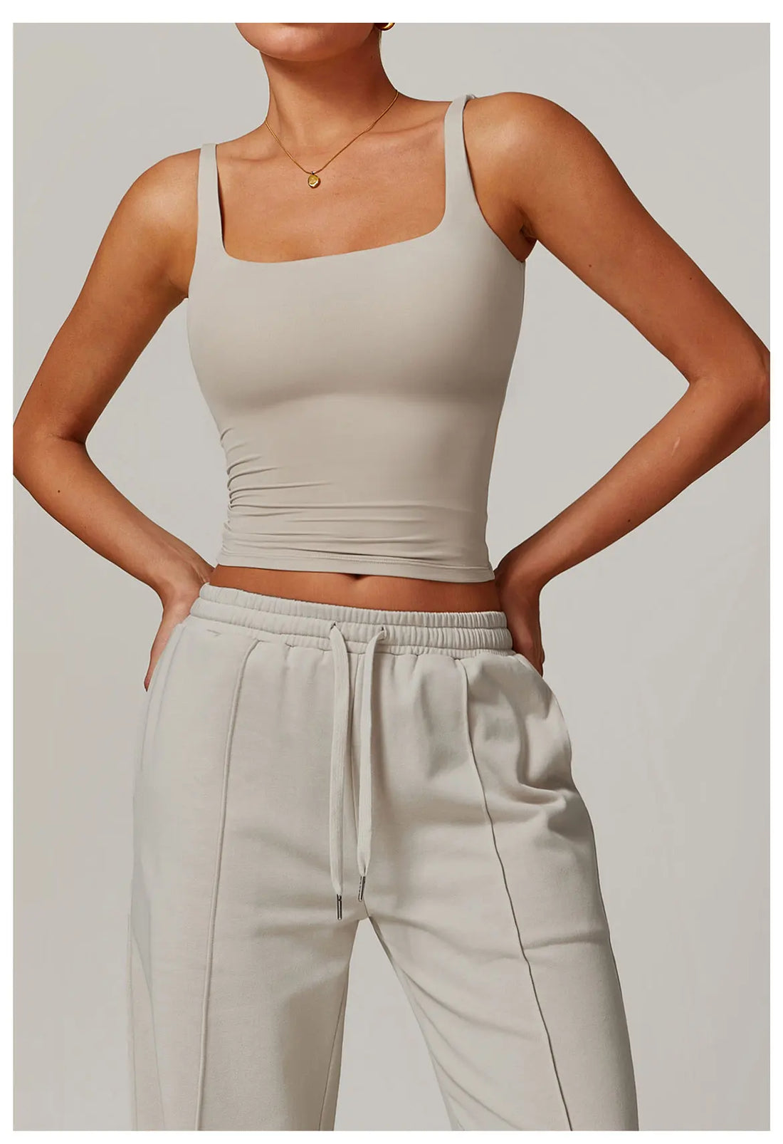 Square Neck Longline Tank