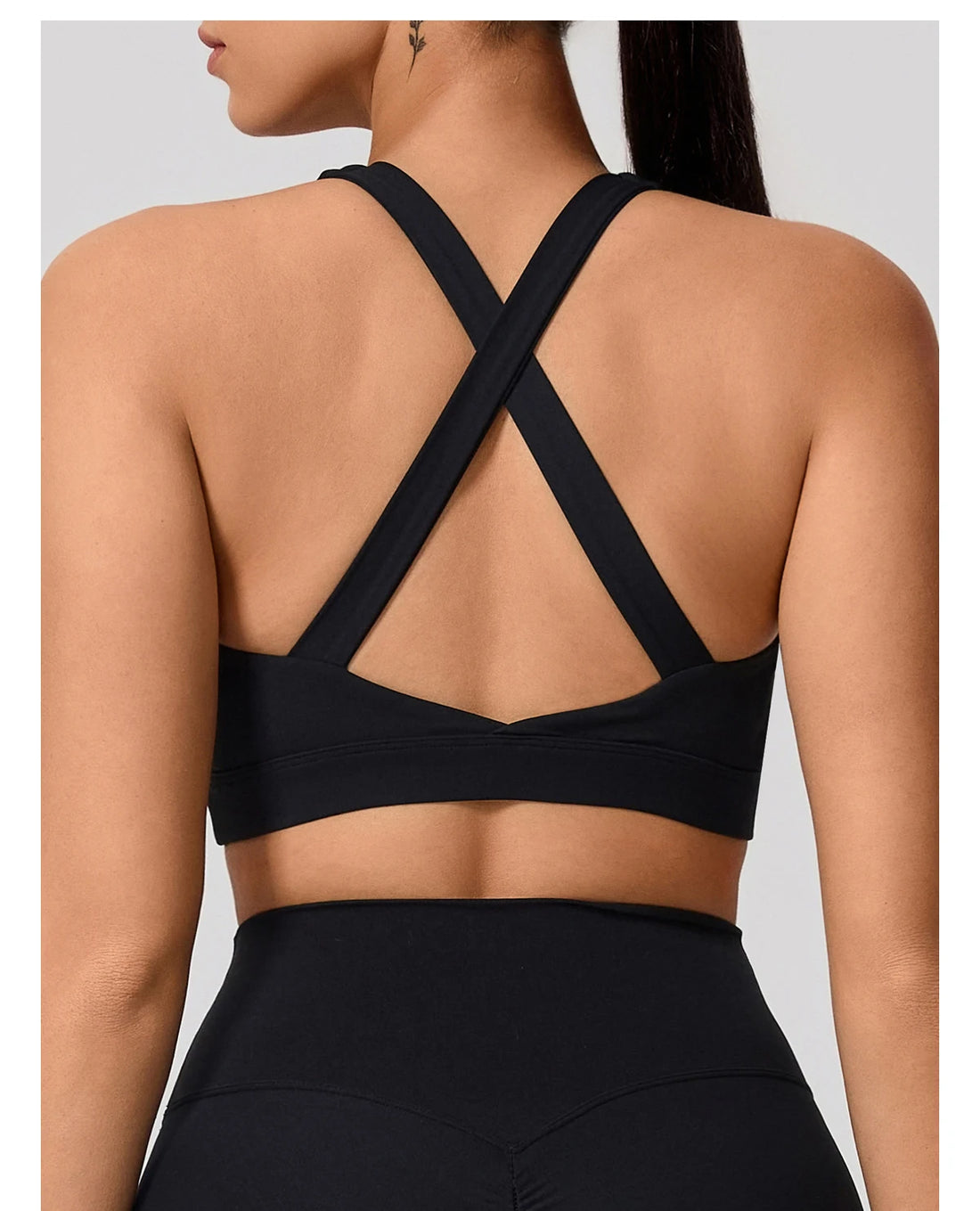 Cross Back Bra & Bottoms Set