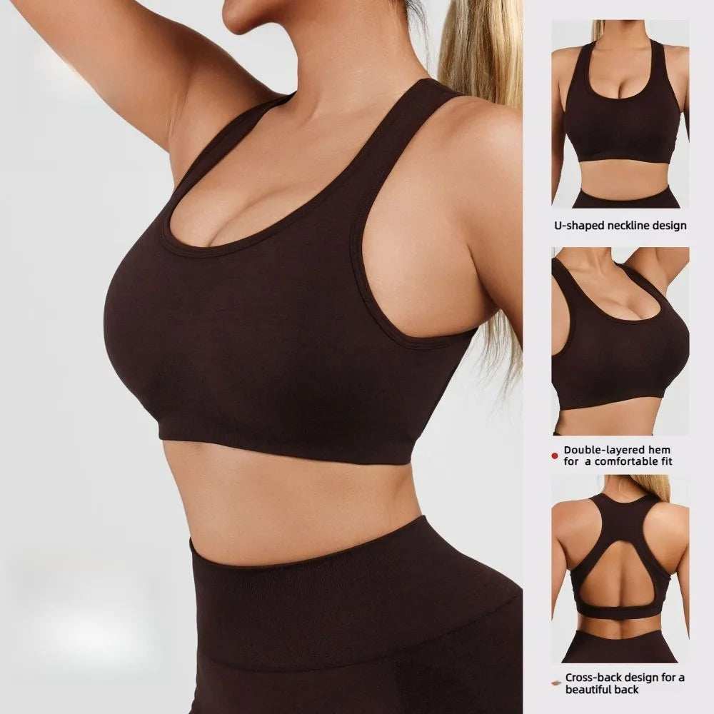 Seamless High Impact Racerback Bra