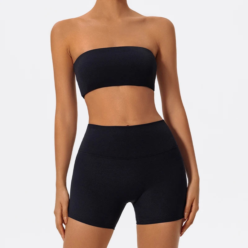 Strapless Bra & Shorts Set