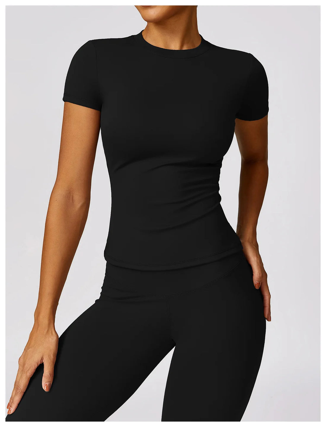 Round Neck Fitted Tee