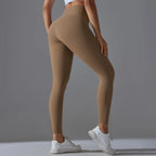 Women's High Waisted, Tight Fitting, Sexy Peach Hip Lifting Yoga Pants, Gym Exercise, Running, Pilates, Leggings Yoga Pants