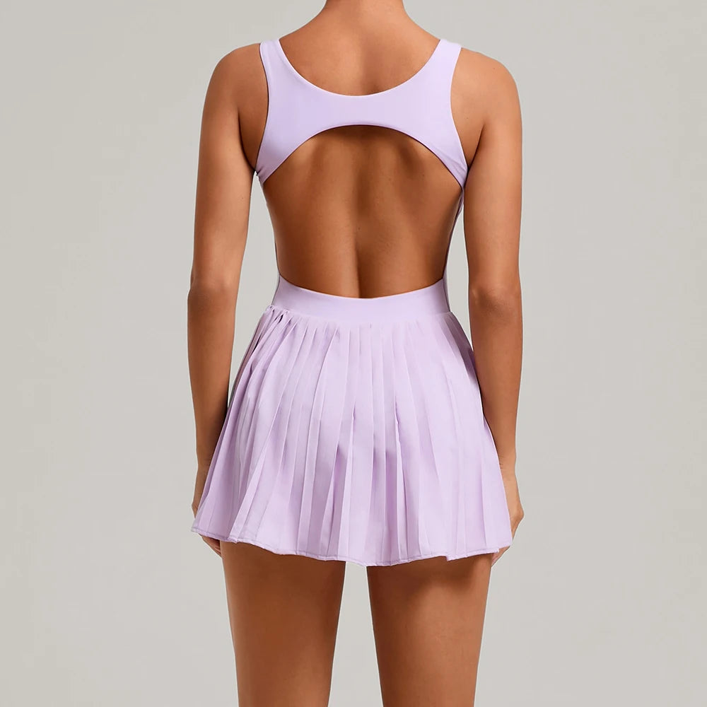 Open Back Tennis Dress