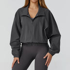 Women's Quick Dry Windproof Sport Jacket - Yoga & Running Essential