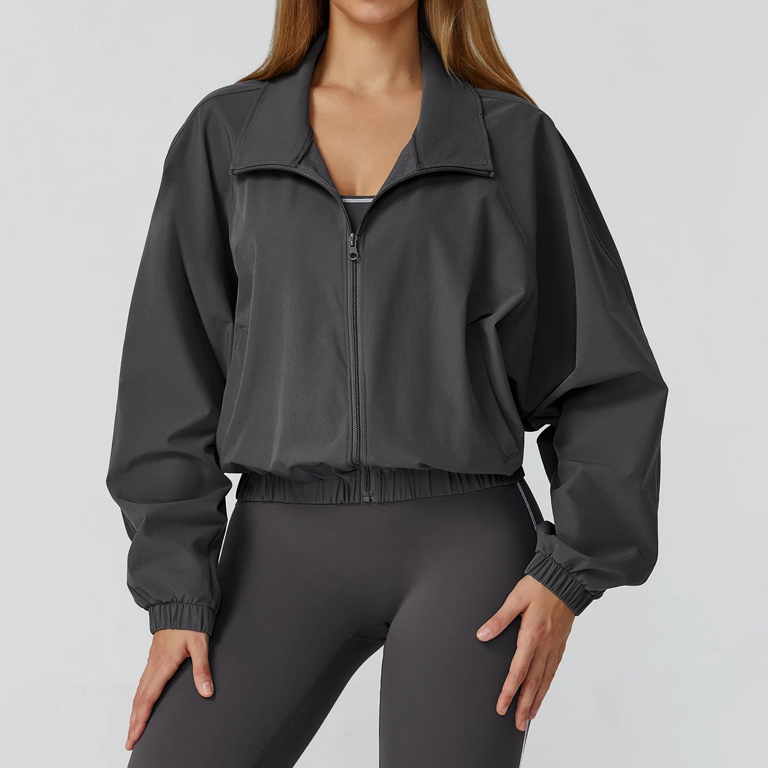 Women's Quick Dry Windproof Sport Jacket - Yoga & Running Essential