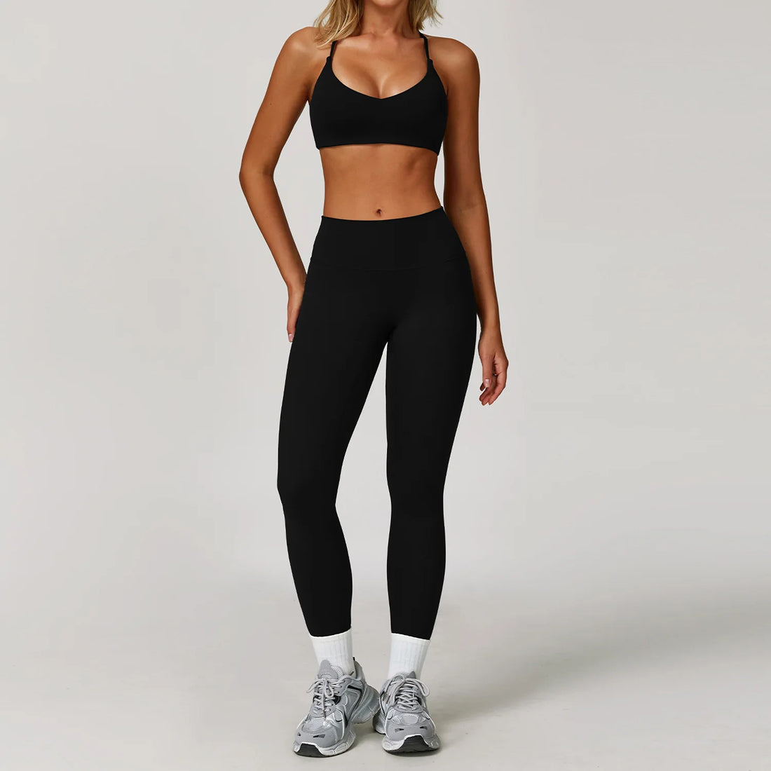 Long Sleeve Crop & Leggings Set