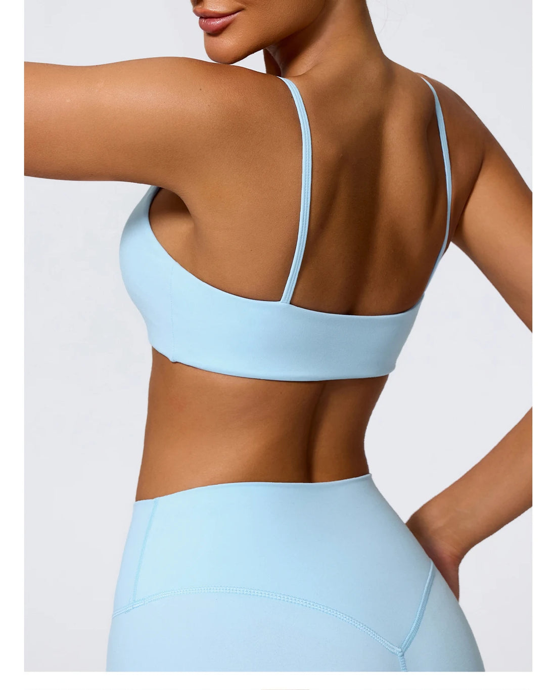 U-Neck Strappy Crop Bra
