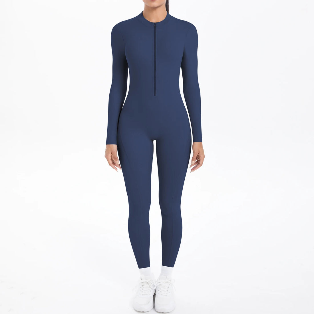 Long Sleeve Backless Zip Bodysuit
