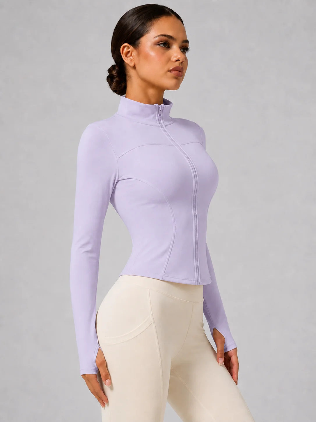 Full-Zip Thumbhole Jacket