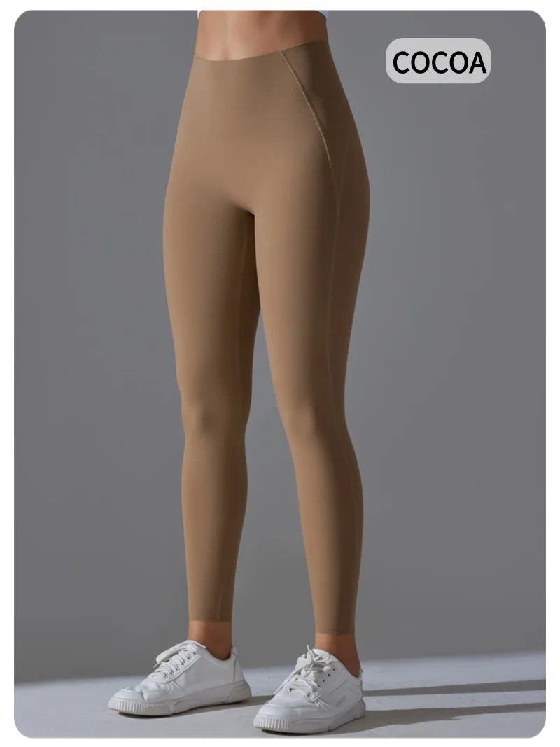 Women's High Waisted, Tight Fitting, Sexy Peach Hip Lifting Yoga Pants, Gym Exercise, Running, Pilates, Leggings Yoga Pants