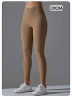 Women's High Waisted, Tight Fitting, Sexy Peach Hip Lifting Yoga Pants, Gym Exercise, Running, Pilates, Leggings Yoga Pants